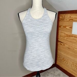 Lululemon Sweat Reps 2 In 1 Tank Top Wee Space Nimbus Battleship Grey 6 W1BAYS